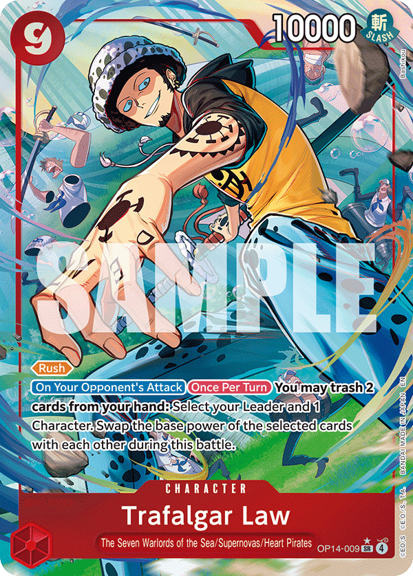 Trafalgar Law - OP14-009 OP14-009 (Parallel)