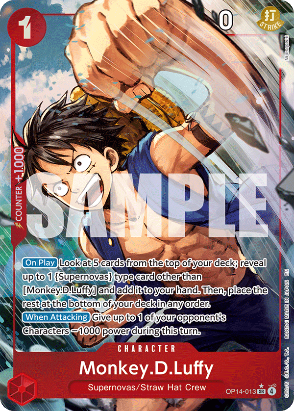 Monkey.D.Luffy - OP14-013 OP14-013 (Parallel)