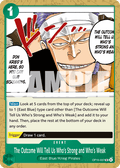 The Outcome Will Tell Us Who's Strong and Who's Weak OP15-037
