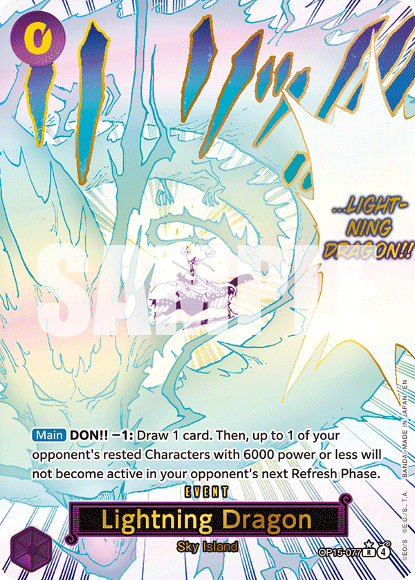 Lightning Dragon OP15-077 (Parallel)