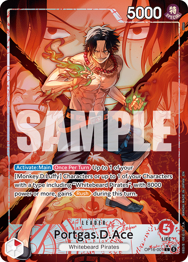 Portgas.D.Ace OP16-001 (Parallel)