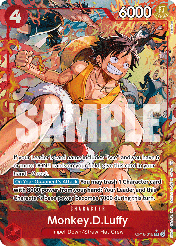 Monkey.D.Luffy OP16-015 (Parallel)
