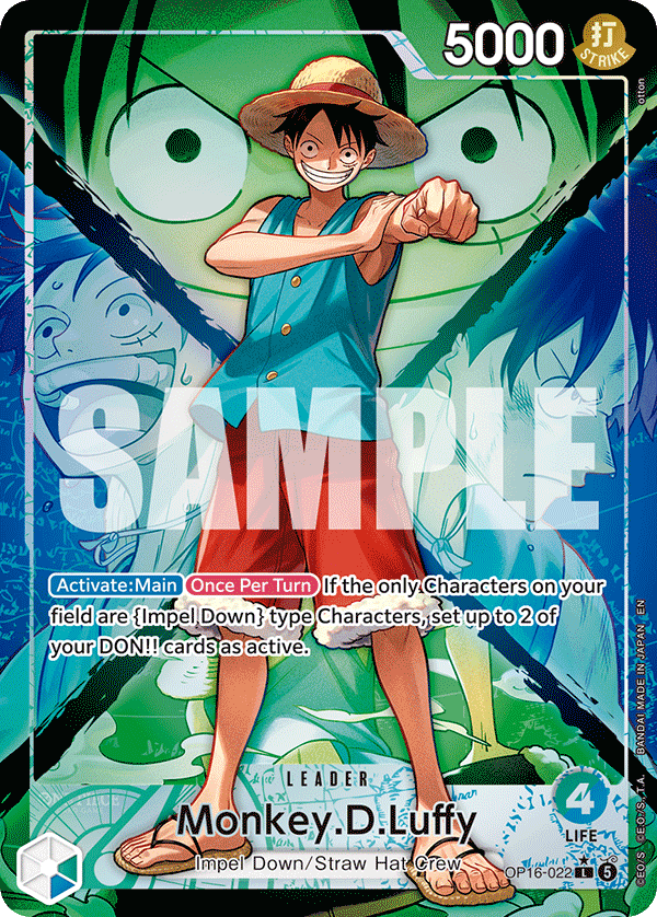 Monkey.D.Luffy OP16-022 (Parallel)