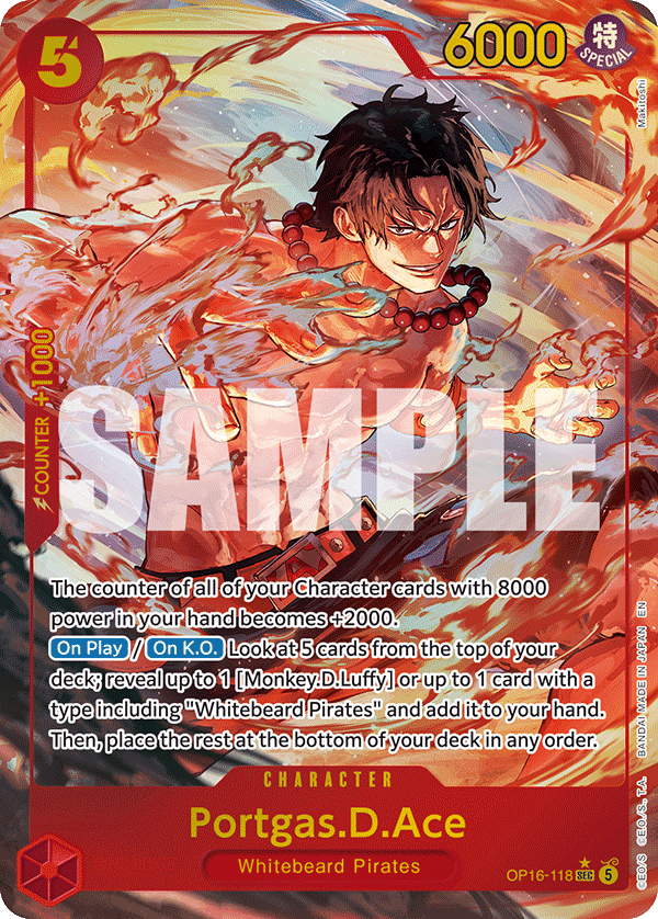 Portgas.D.Ace OP16-118 (Parallel)