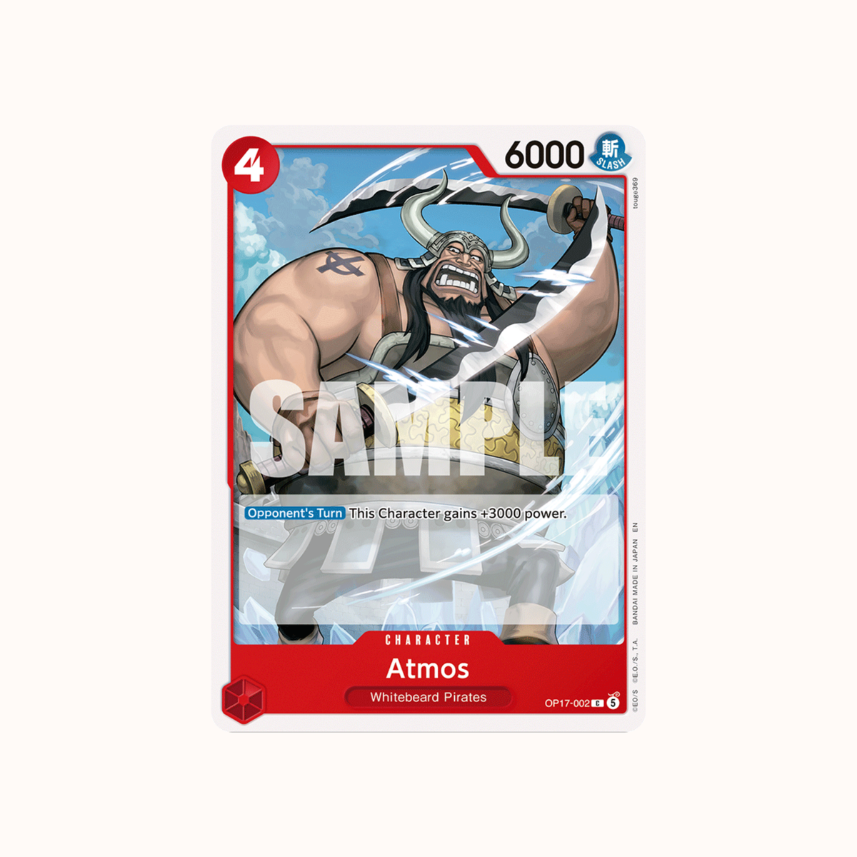 Atmos OP17-002 One Piece Card Game OP-17