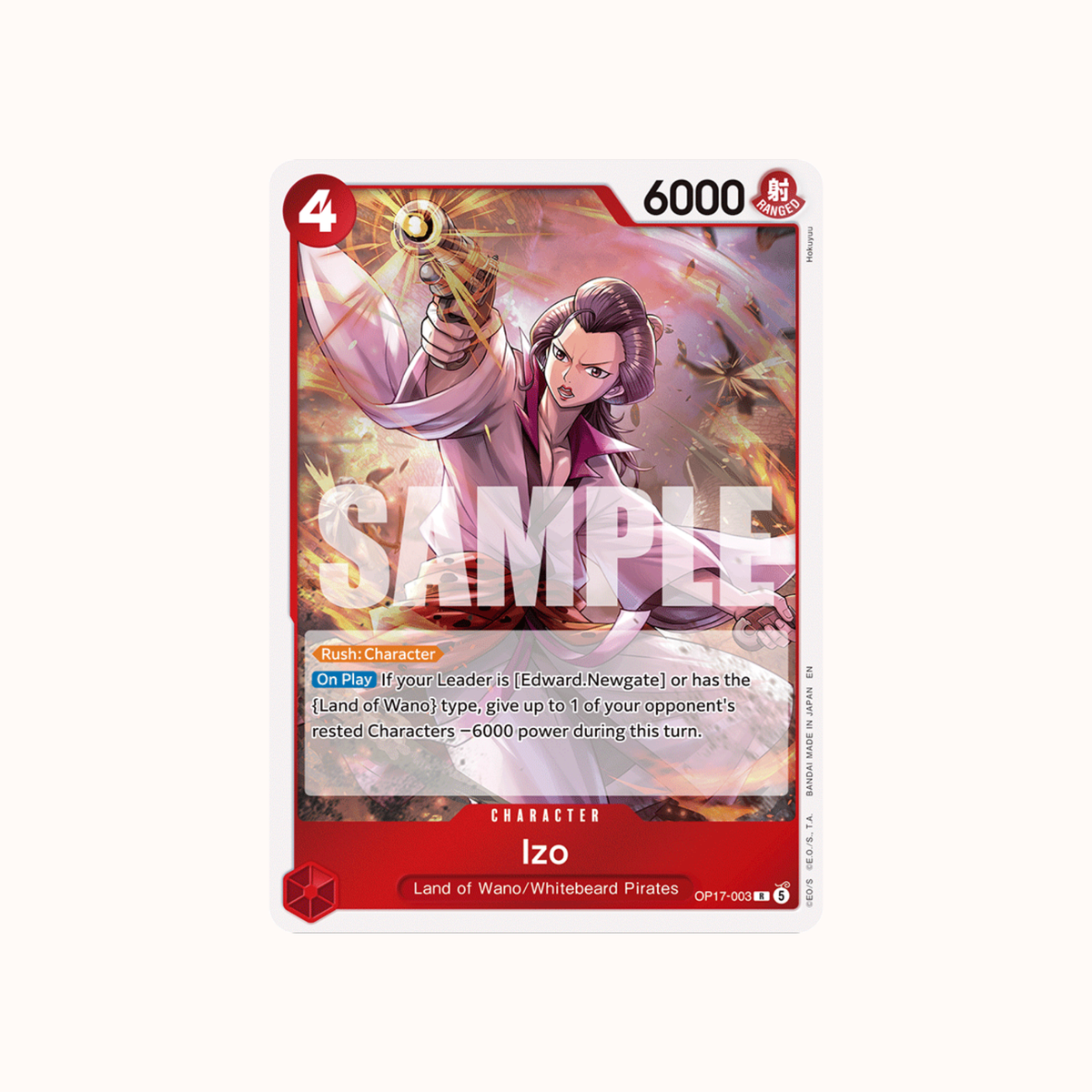 Izo OP17-003 One Piece Card Game OP-17