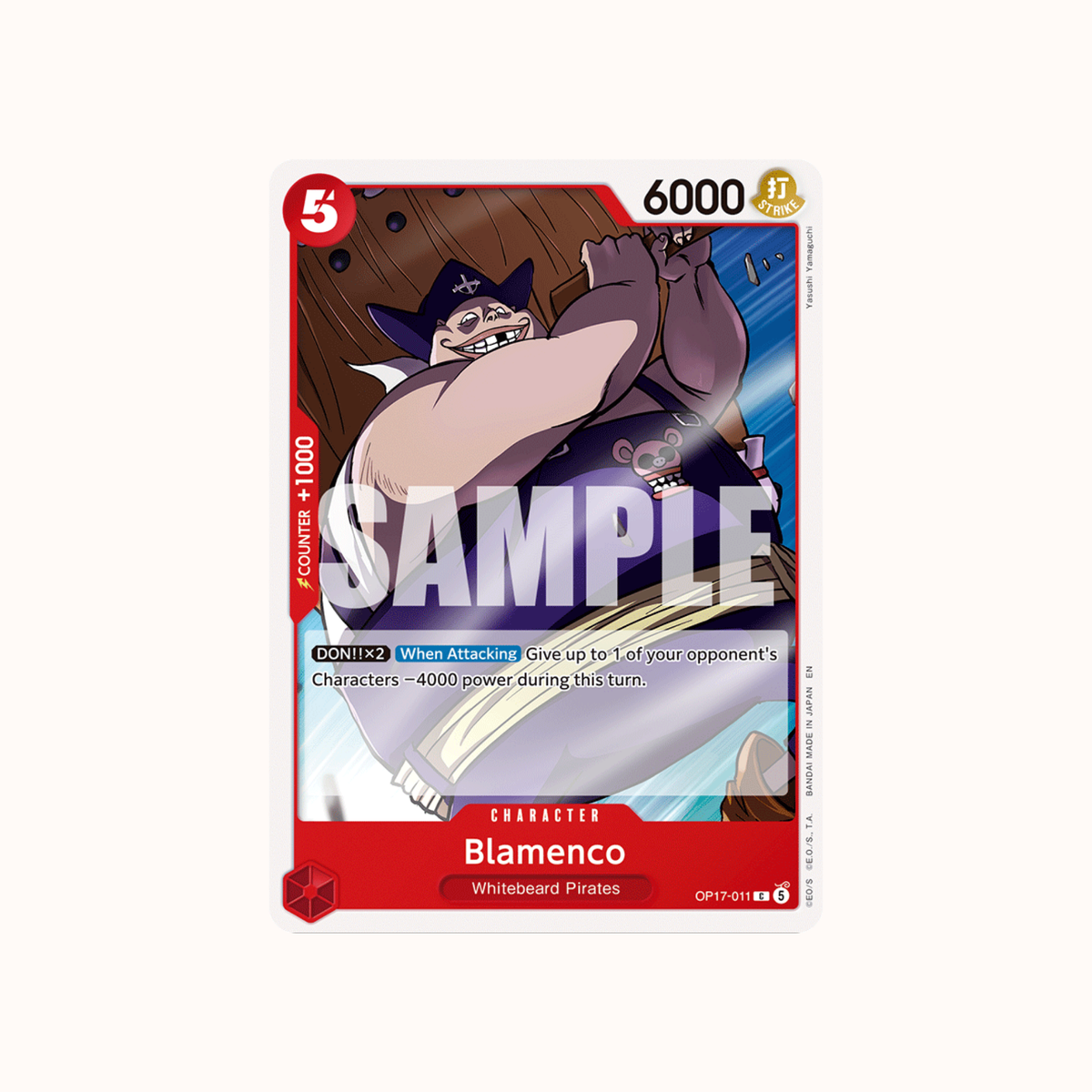 Blamenco OP17-011 One Piece Card Game OP-17