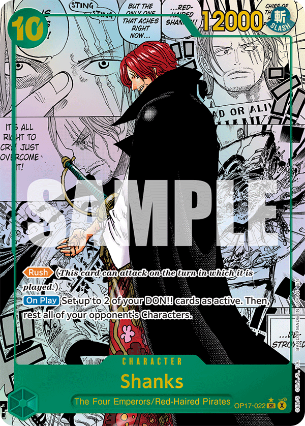 Shanks OP17-022 (Manga)