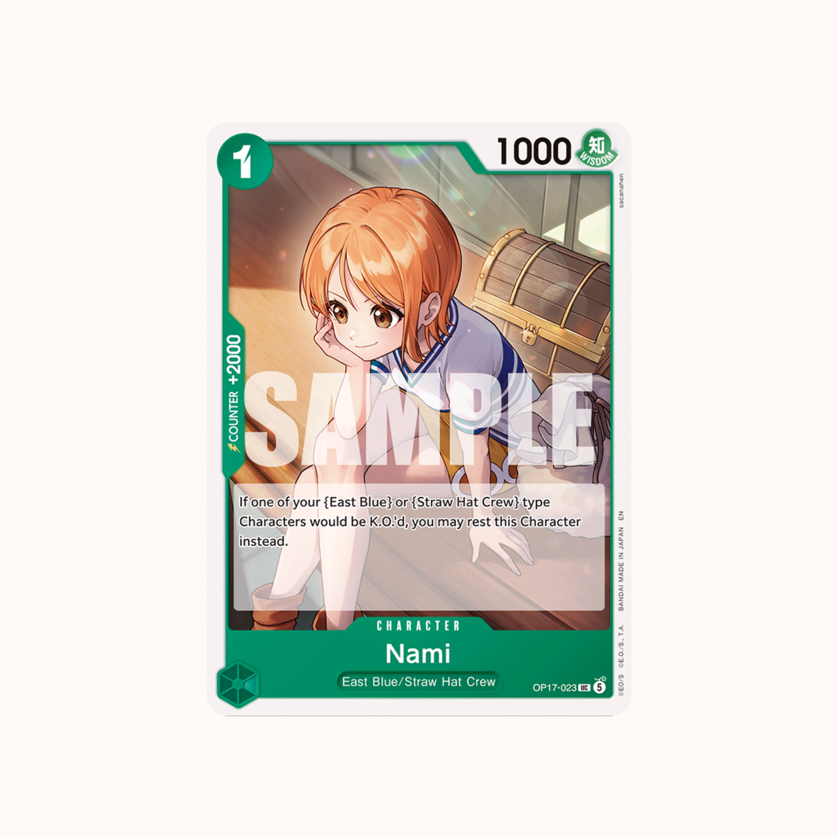 Nami OP17-023 One Piece Card Game OP-17