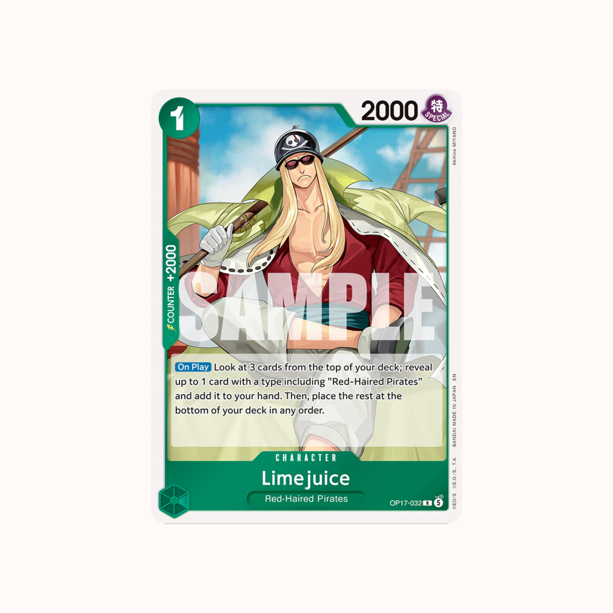 Limejuice OP17-032 One Piece Card Game OP-17