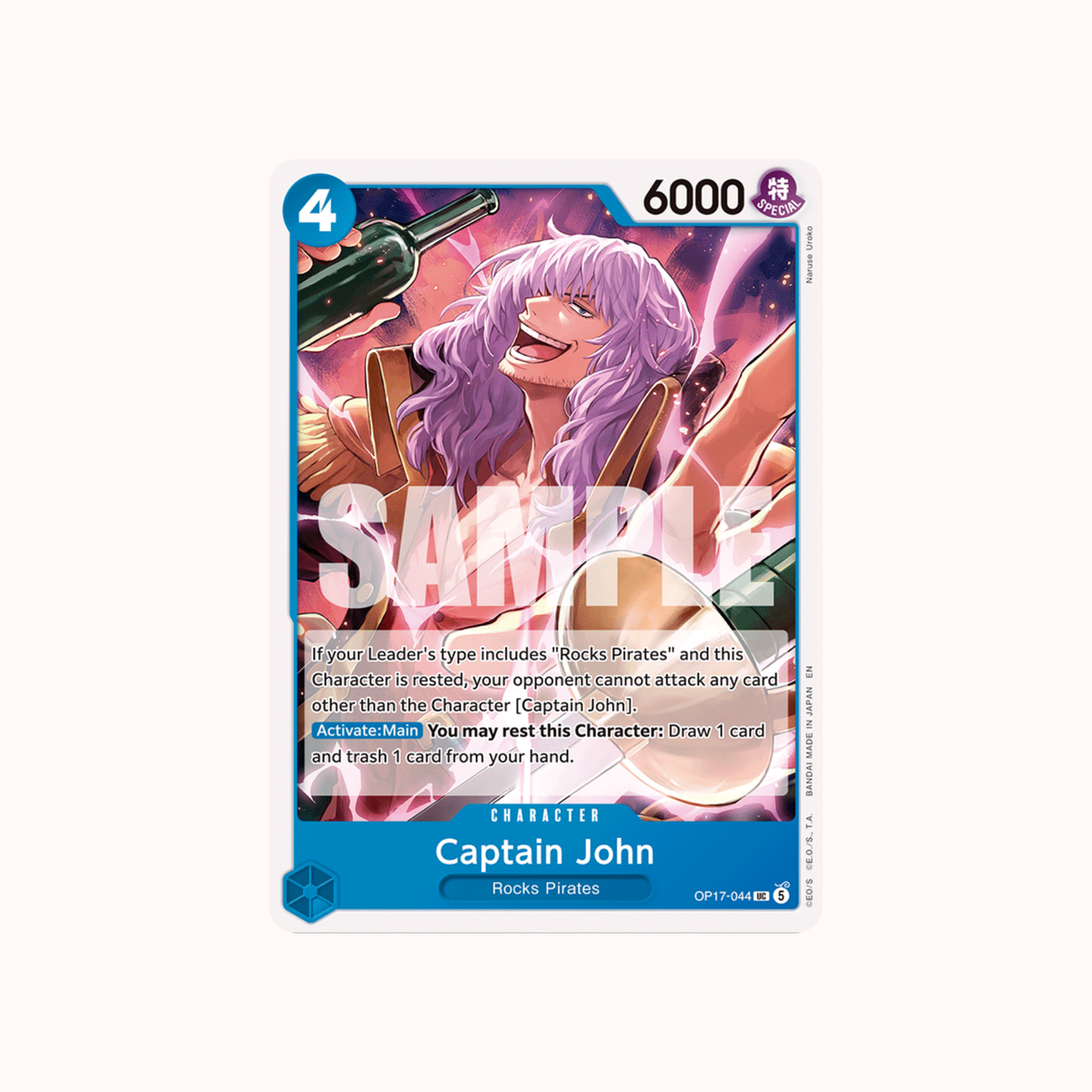 Captain John OP17-044 One Piece Card Game OP-17