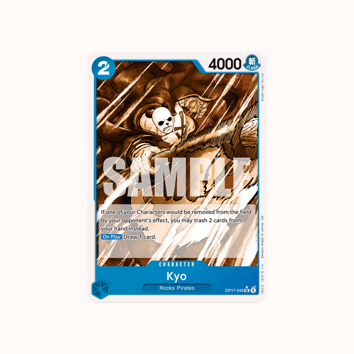Kyo Pandaman Art (OP17-045) - Uncommon - One Piece OP-17