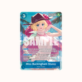 Miss Buckingham Stussy OP17-054 alternate art One Piece Card Game OP-17