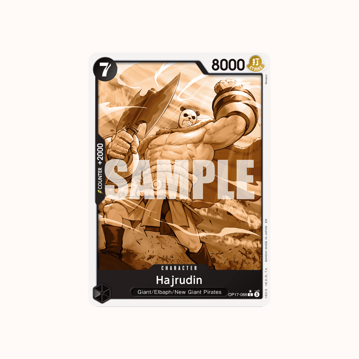 Hajrudin Pandaman Art (OP17-088) - Common - One Piece OP-17