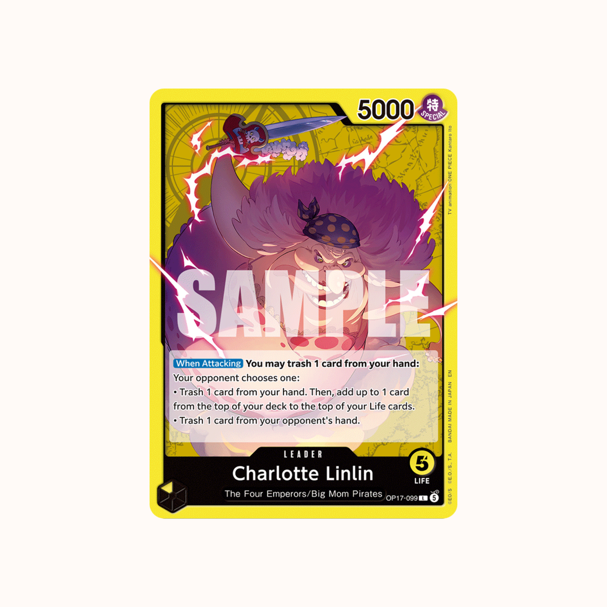 Charlotte Linlin OP17-099 One Piece Card Game OP-17