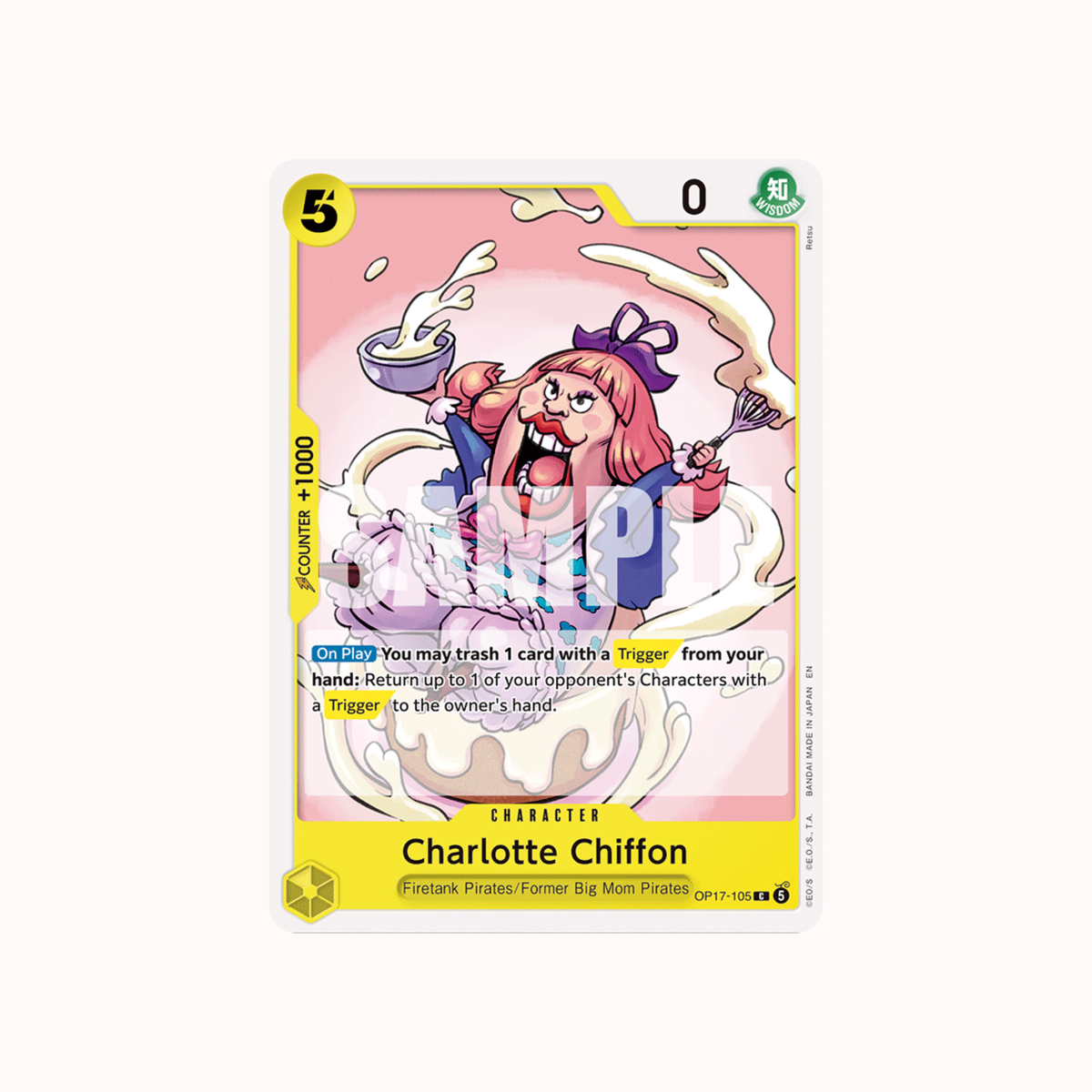 Charlotte Chiffon OP17-105 One Piece Card Game OP-17