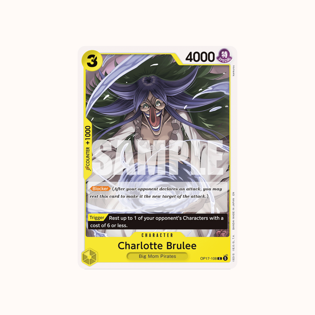 Charlotte Brulee OP17-108 One Piece Card Game OP-17
