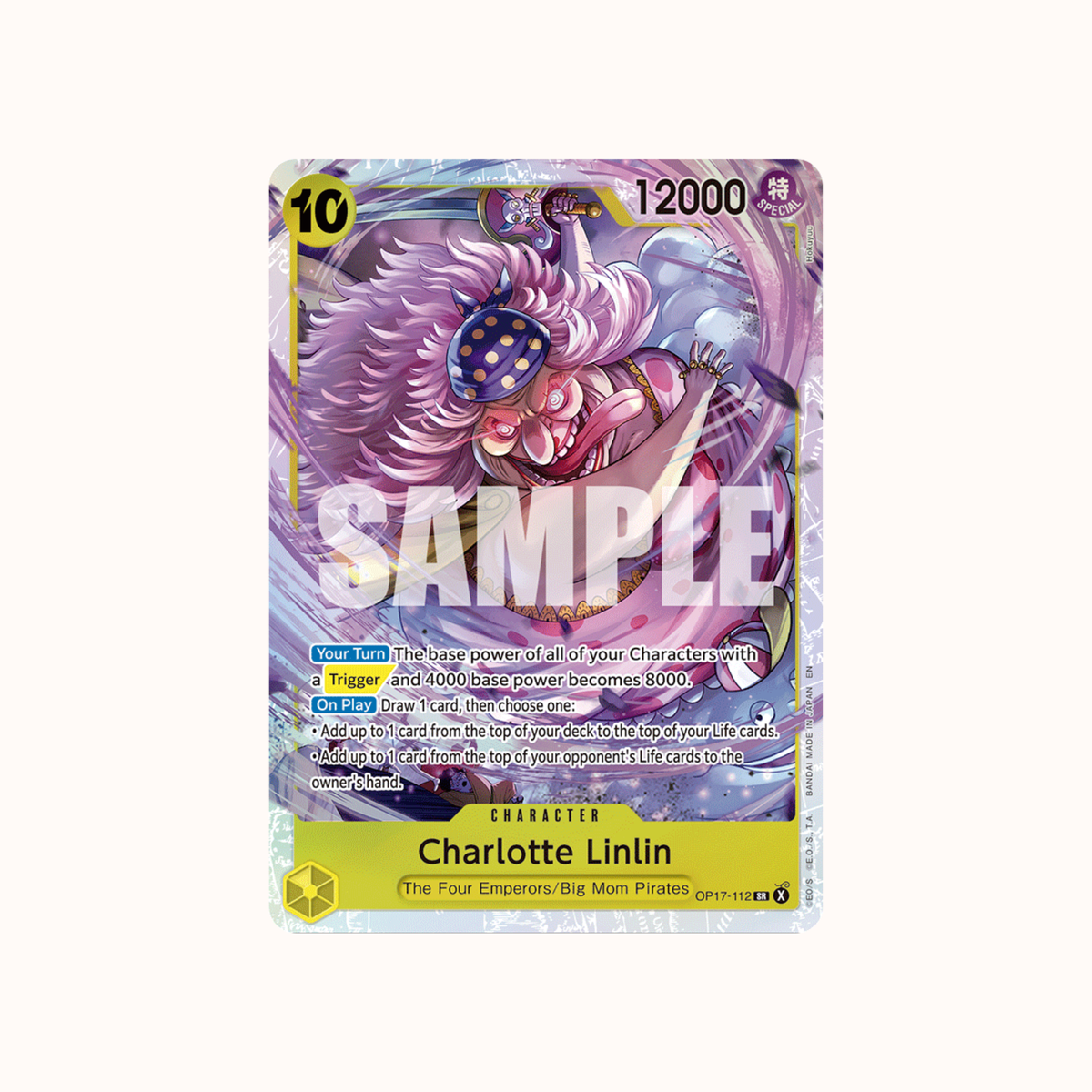 Charlotte Linlin OP17-112 One Piece Card Game OP-17