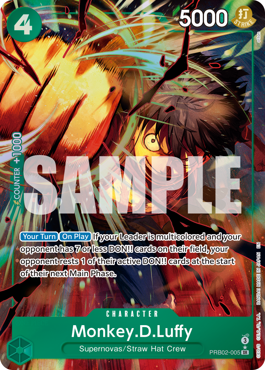 Monkey.D.Luffy - PRB02-005 PRB02-005 (Parallel)
