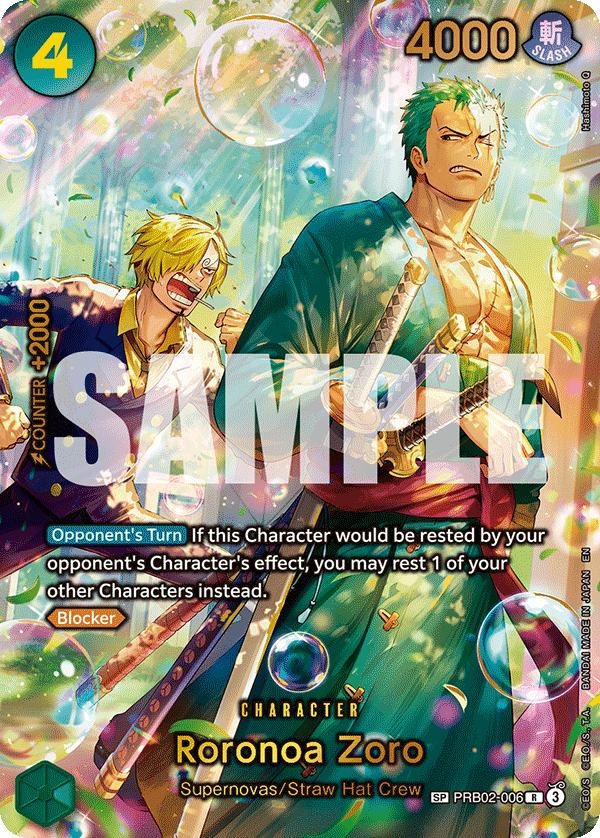 Roronoa Zoro - PRB02-006 PRB02-006 (SP)