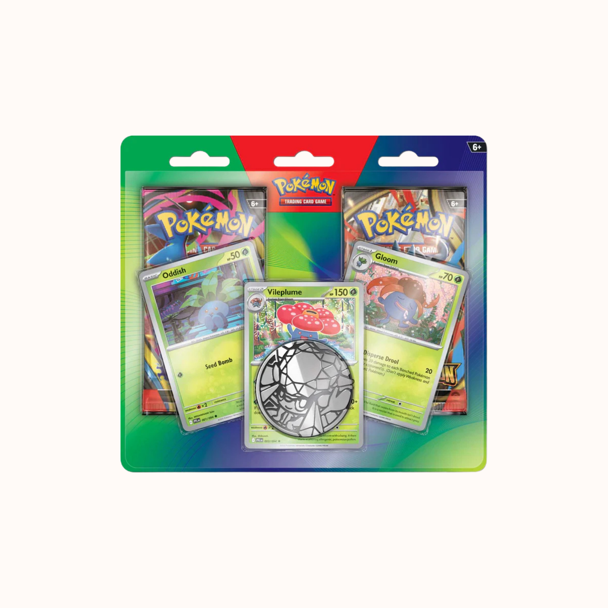 Pokemon TCG - Enhanced 2-Pack Enhanced Blister (Oddish, Gloom & Vileplume)