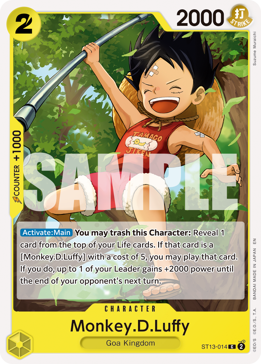Monkey.D.Luffy ST13-014 (Reprint)