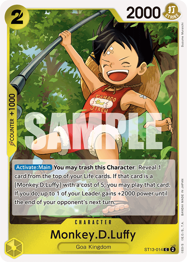 Monkey.D.Luffy ST13-014