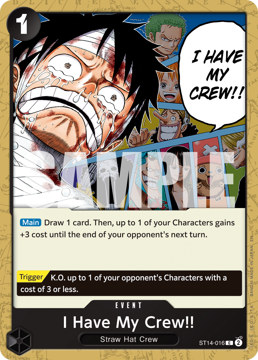 I Have My Crew!! ST14-016 (Reprint)