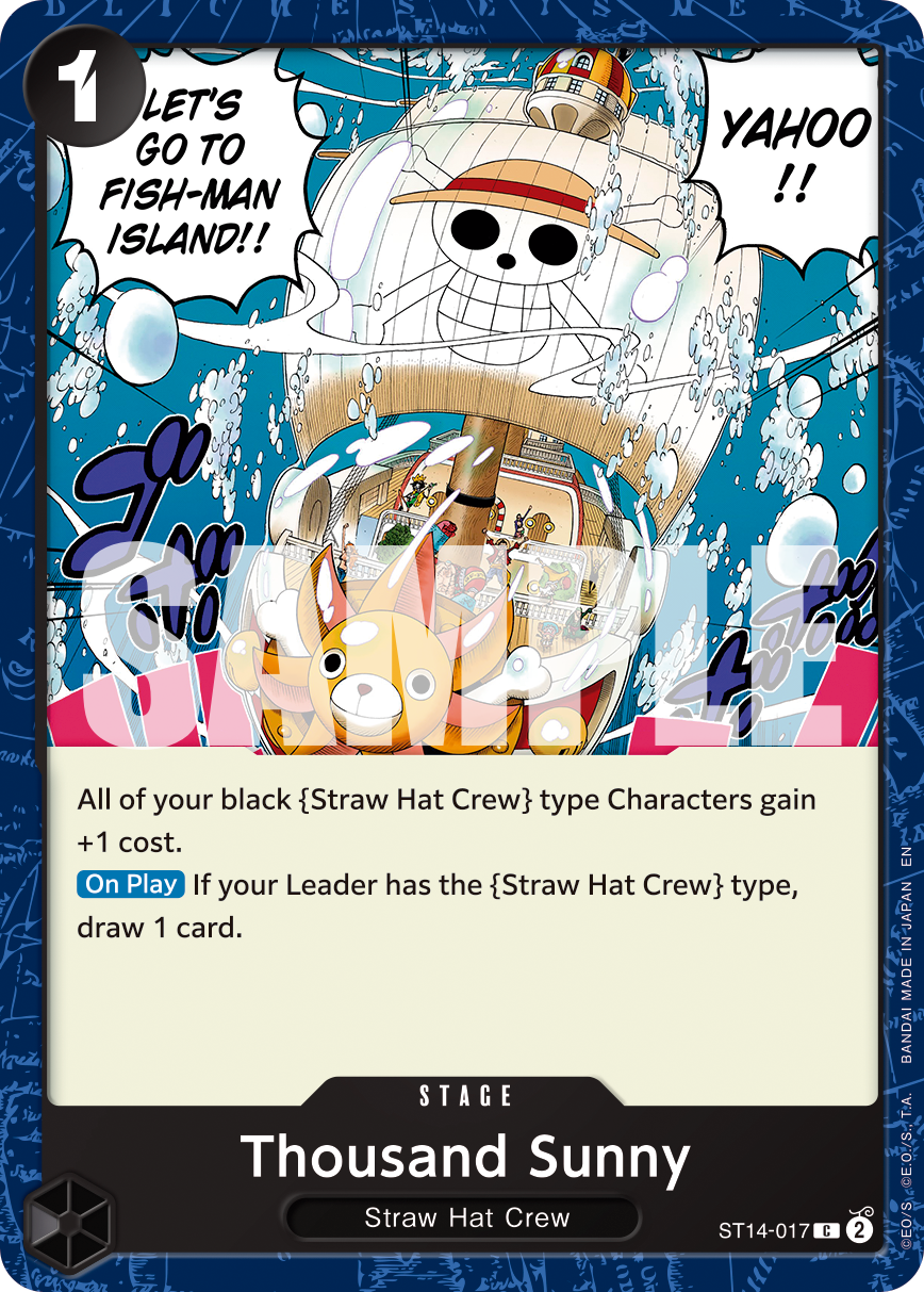Thousand Sunny ST14-017 (Reprint)