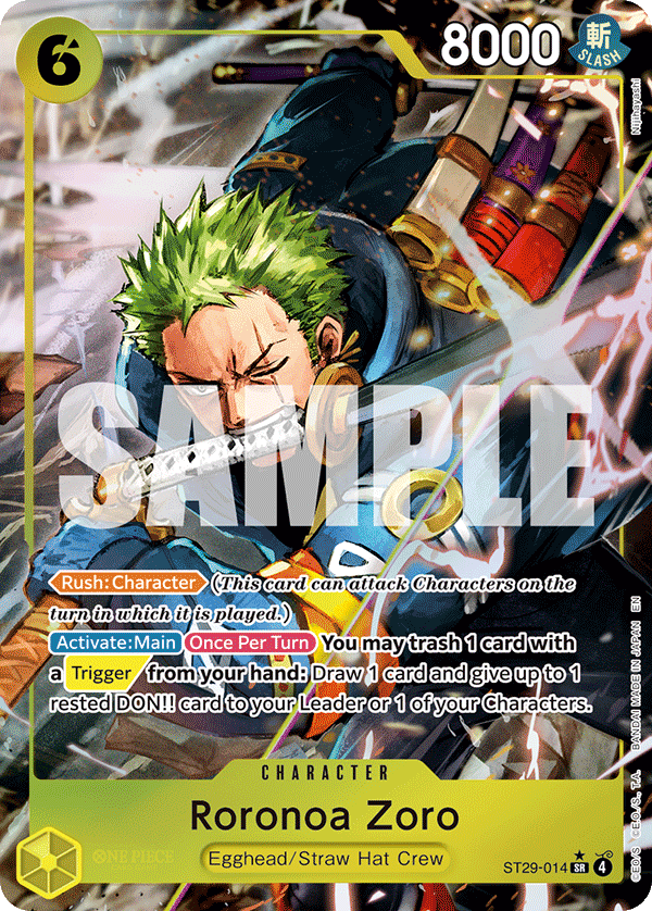Roronoa Zoro ST29-014 (Parallel)