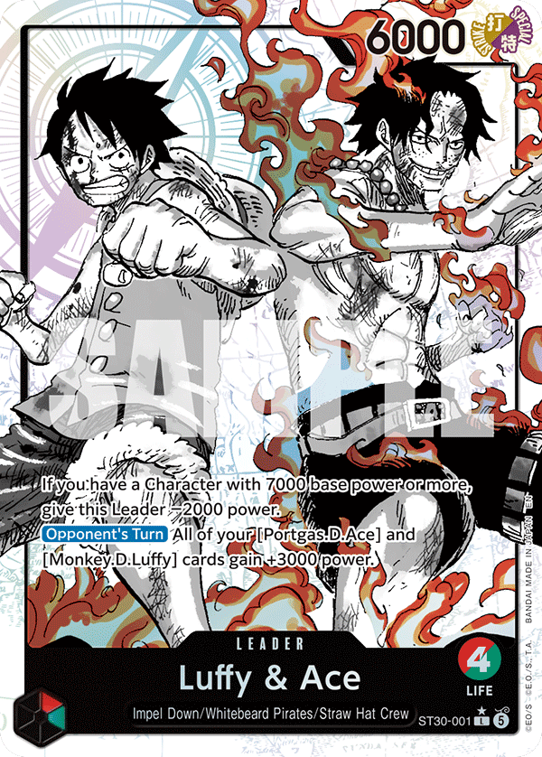 Luffy & Ace ST30-001 (Parallel)