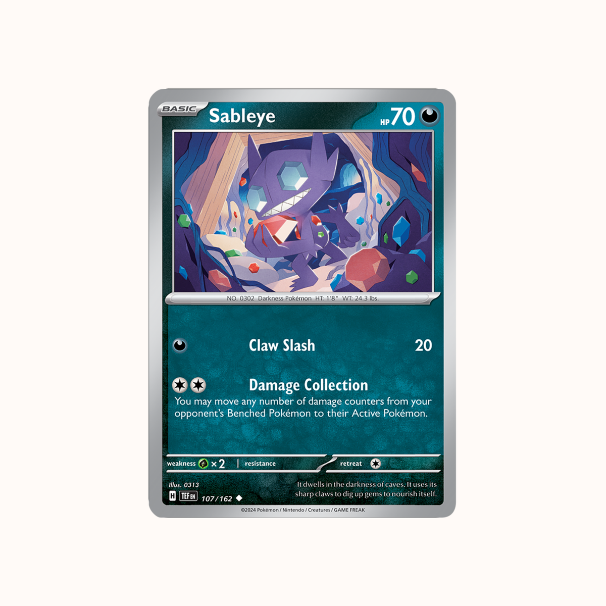 Sableye 107/162 TEF