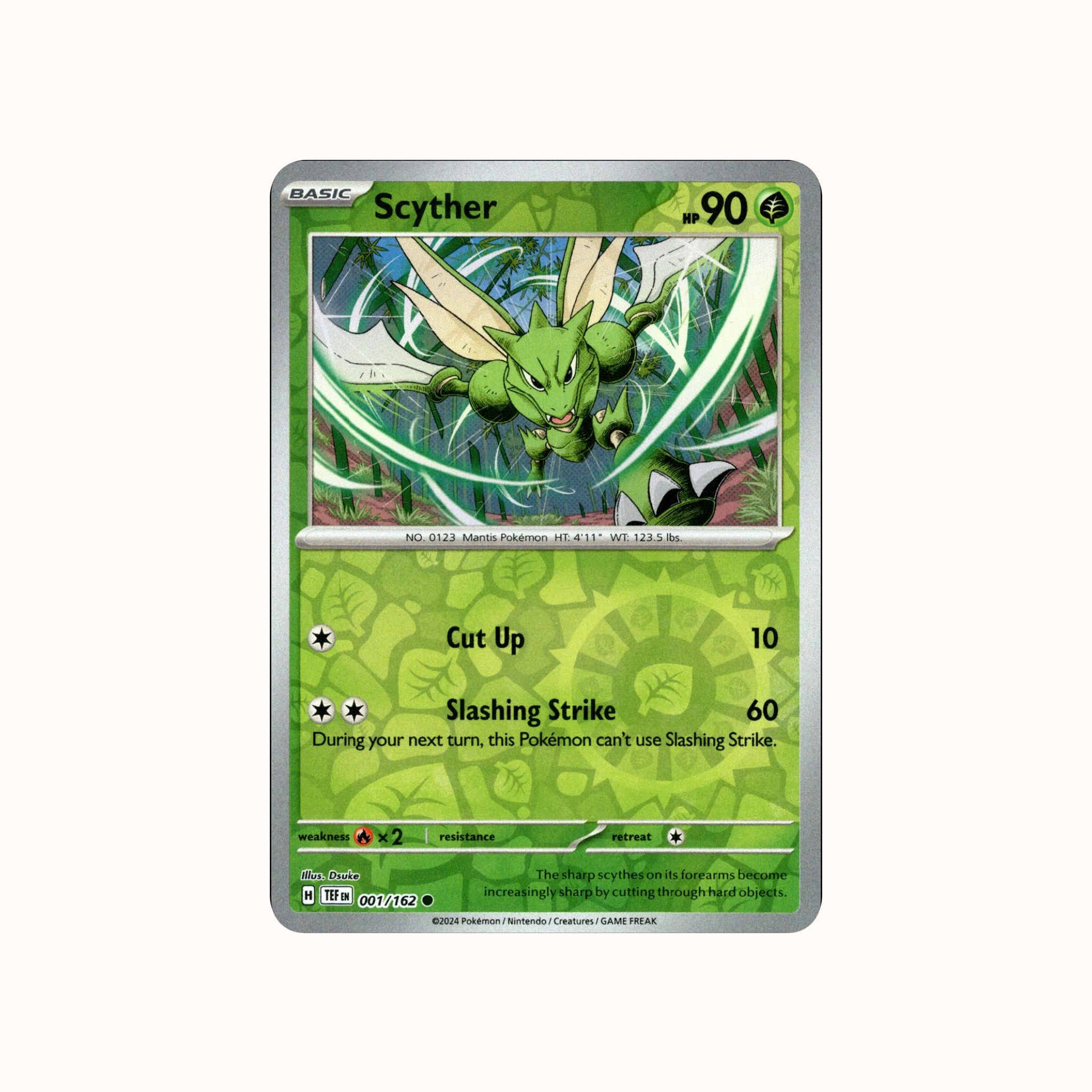 Scyther 001/162 TEF