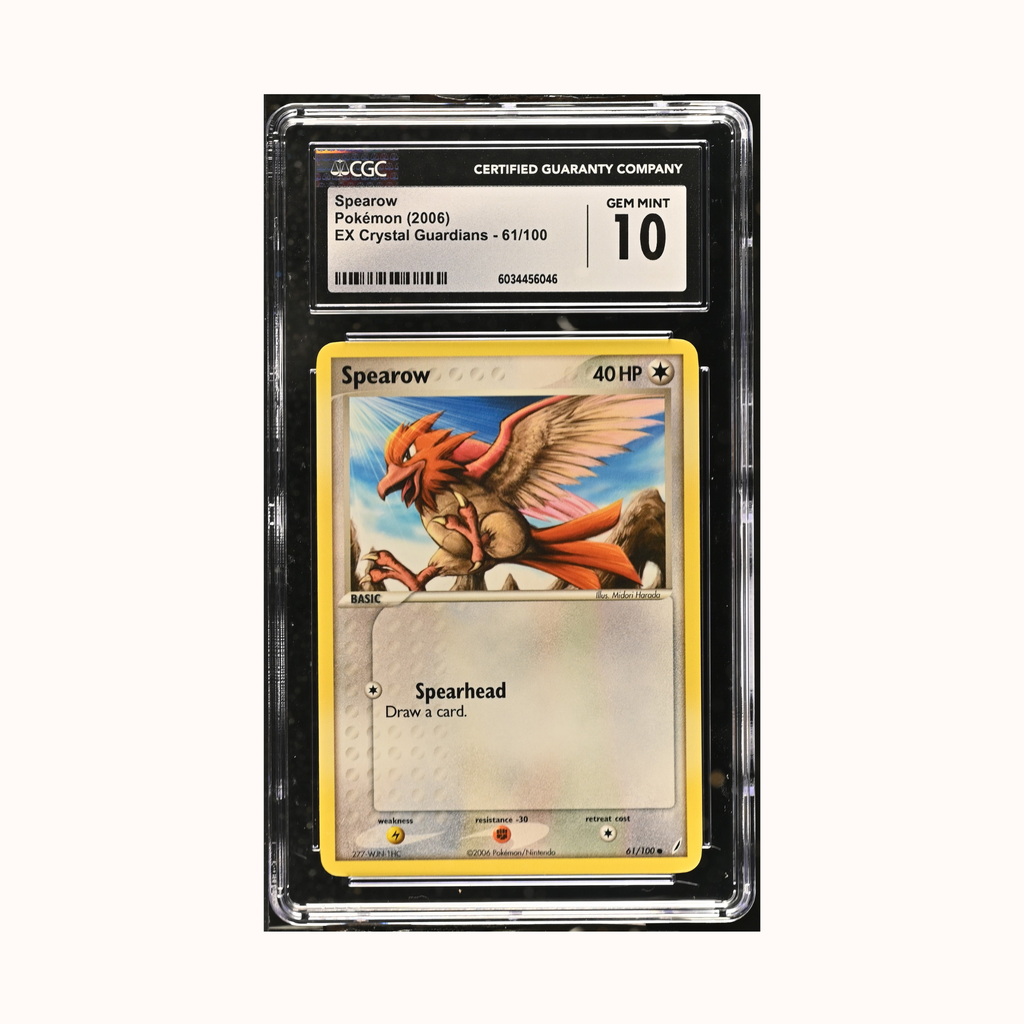 Spearow Pokemon 2006 EX Crystal Guardians - 61/100 CGC 10