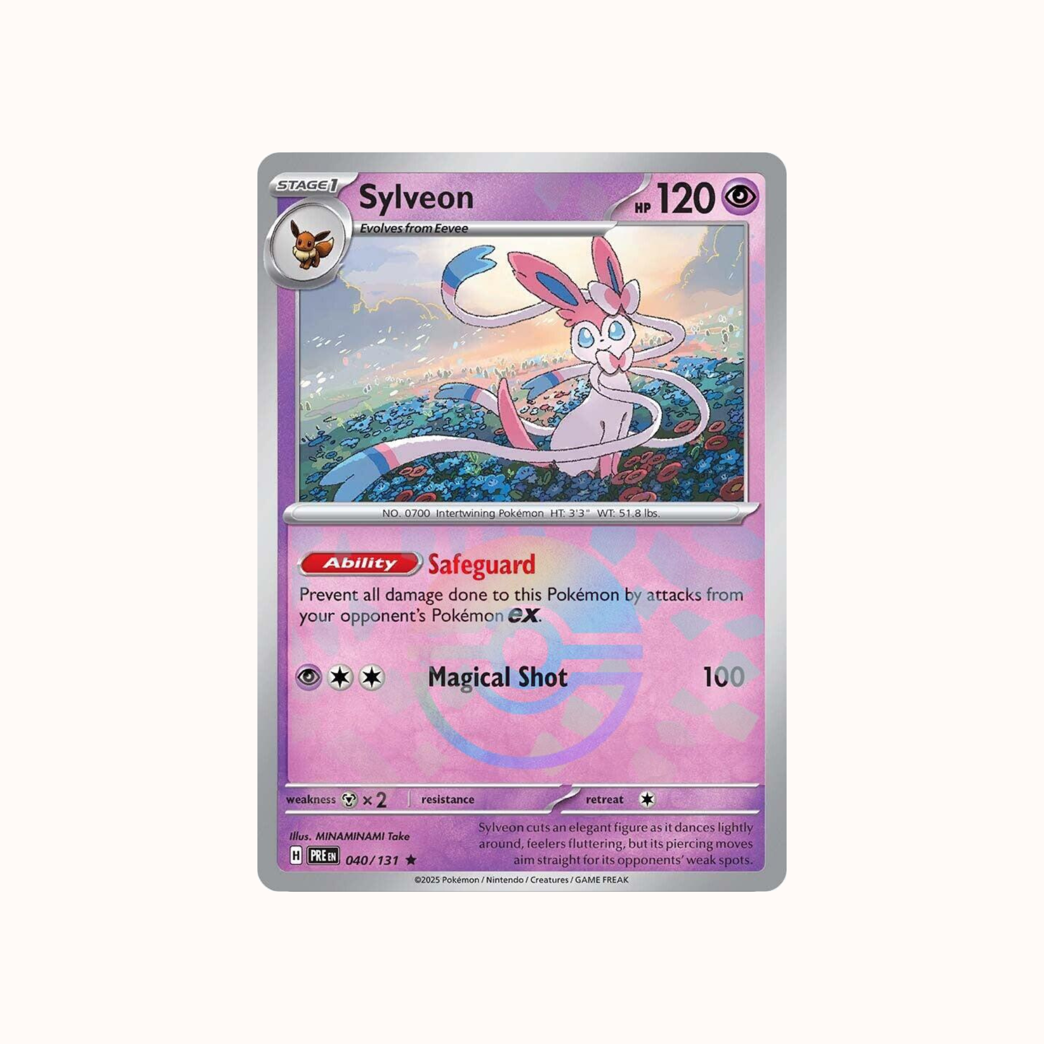 Sylveon 040/131 Pokeball Prismatic Evolution