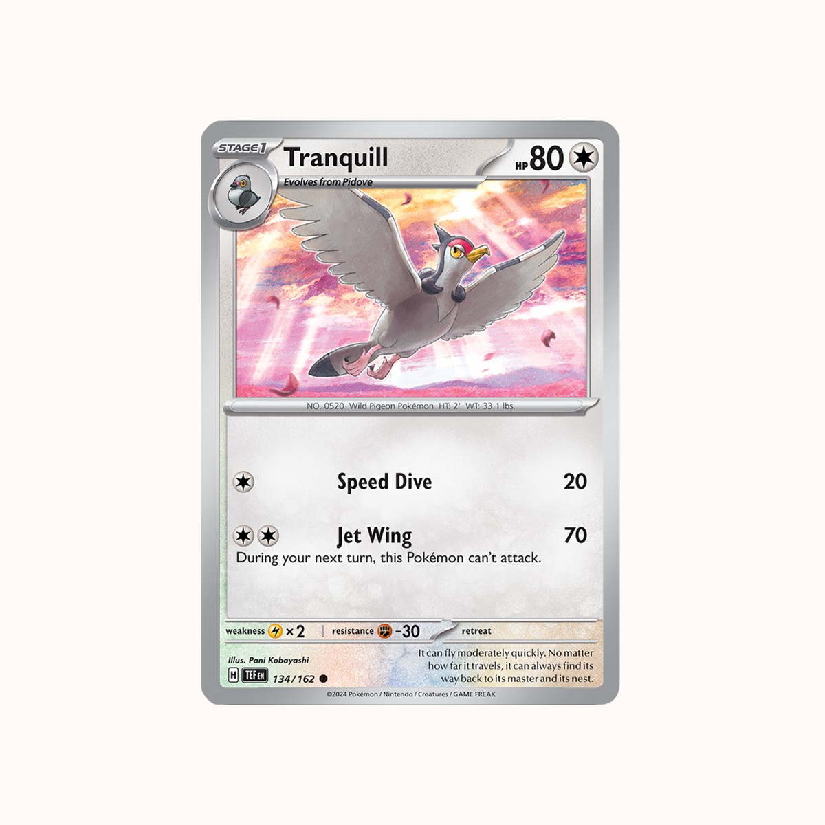 Tranquill 134/162 TEF