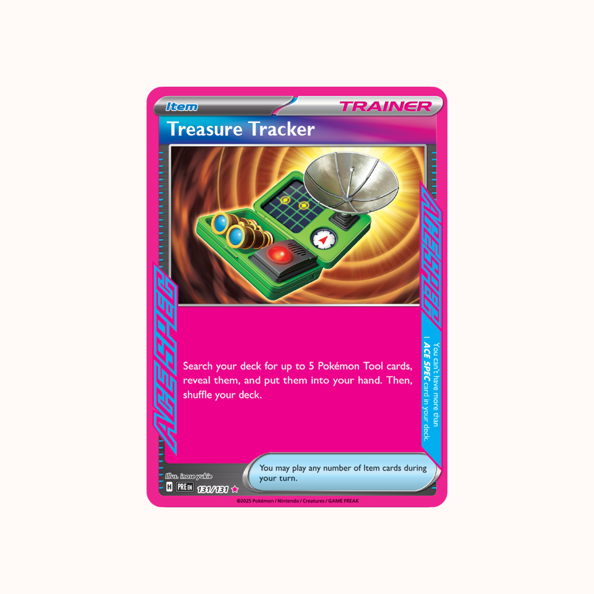 Treasure Tracker 131/131 Prismatic Evolution