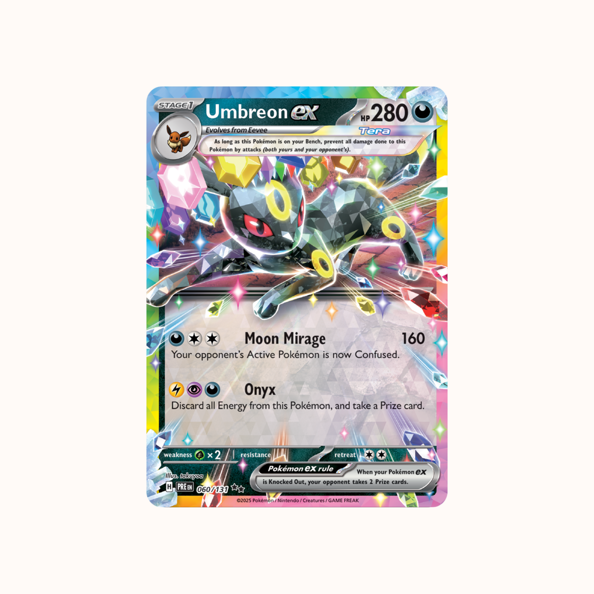 Umbreon ex 060/131 Prismatic Evolution