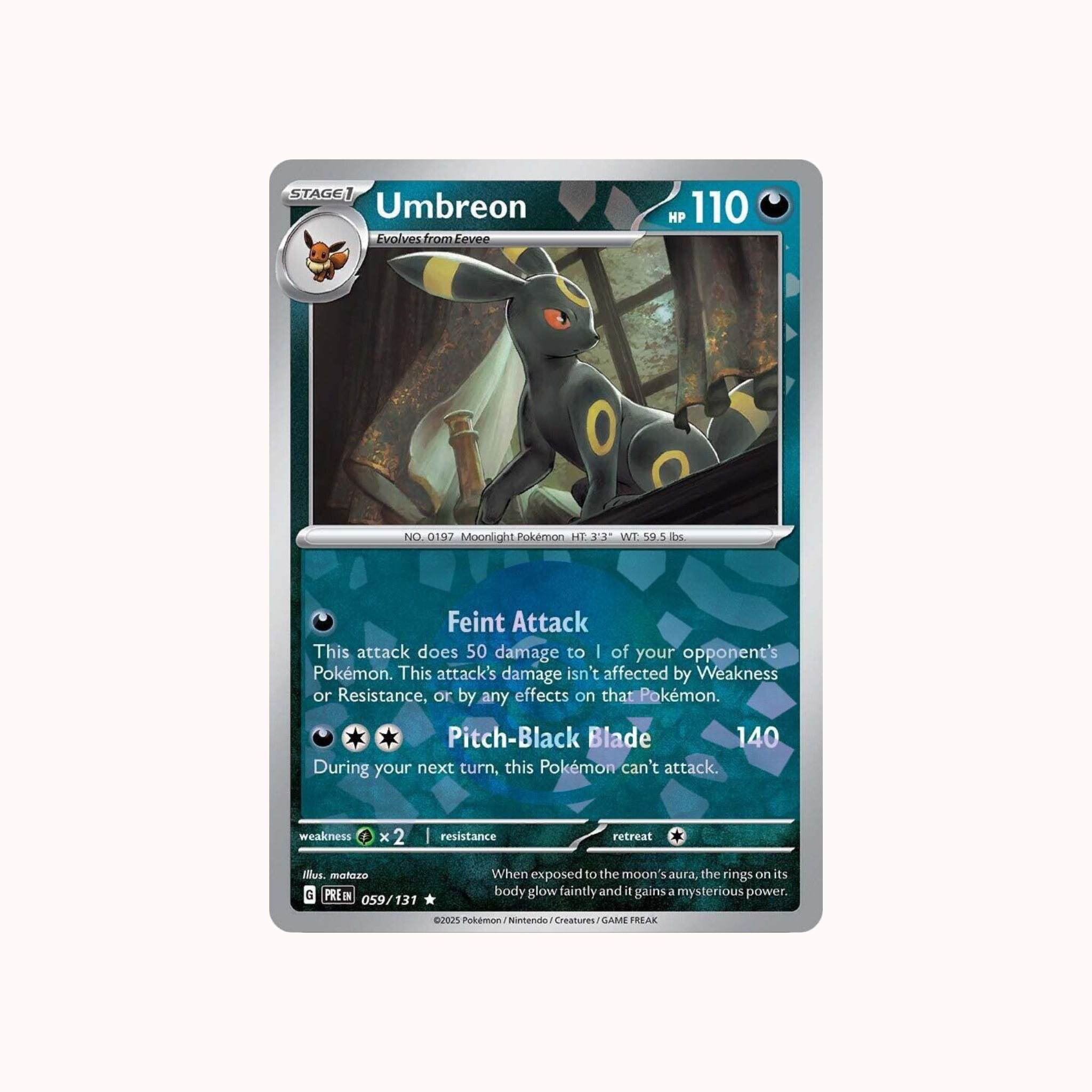 Umbreon 059/131 Pokeball Prismatic Evolution