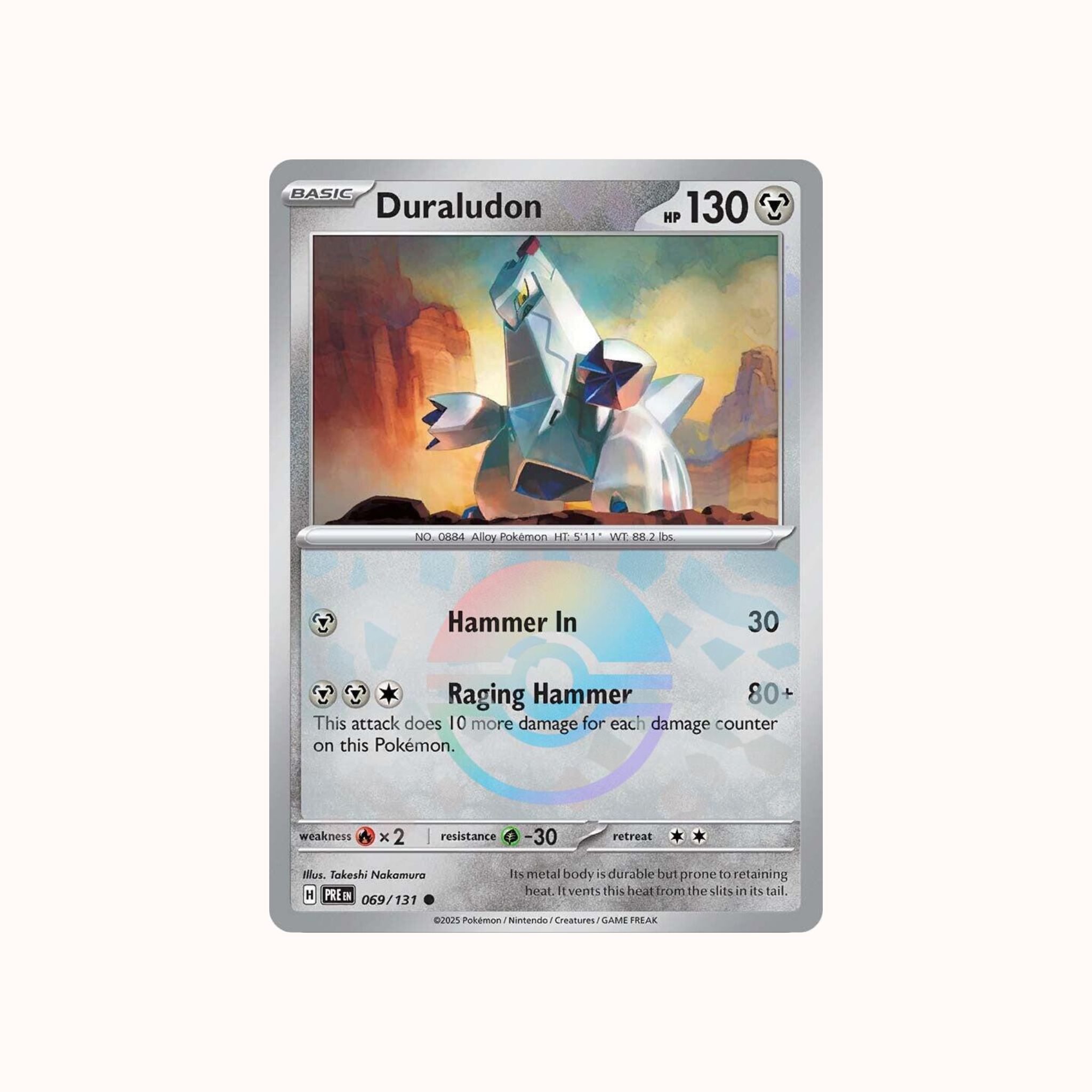 Duraludon 069/131 Pokeball Prismatic Evolution